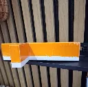 croix-ceramique-bonne-mere-atelier-nathalie-orange-face.webp