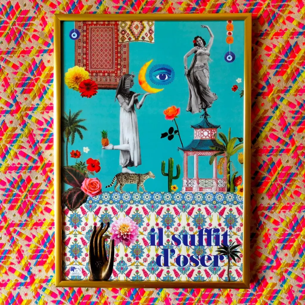 "Il suffit d'oser" : Illustration bohème.webp