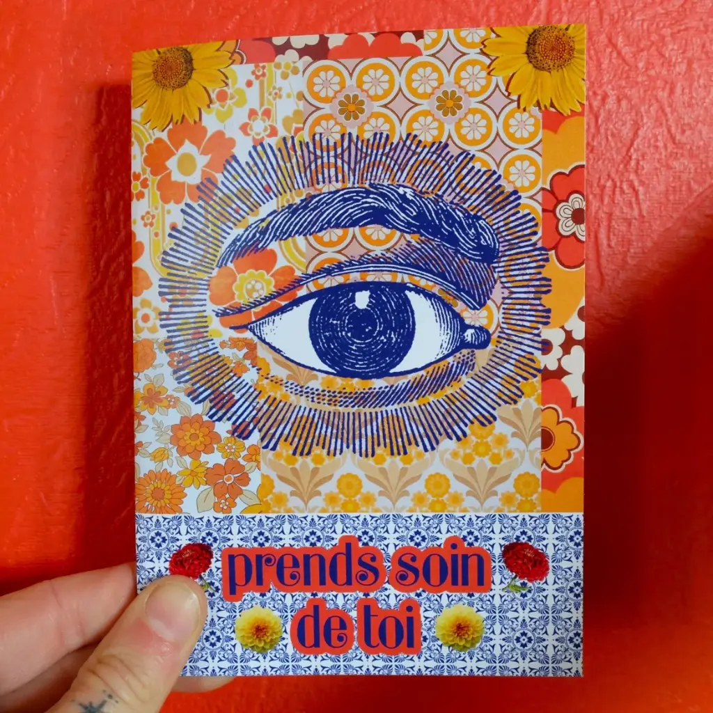 Carnet Oeil "Prend Soin de toi' : Papeterie bohème.webp