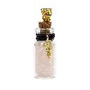 Fiole cadeau avec quartz rose et déesse.webp