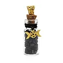 Fiole cadeau avec tourmaline noire et phases lunaires.webp