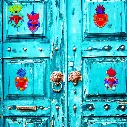 ceur mexicain citation d'amour porte.webp