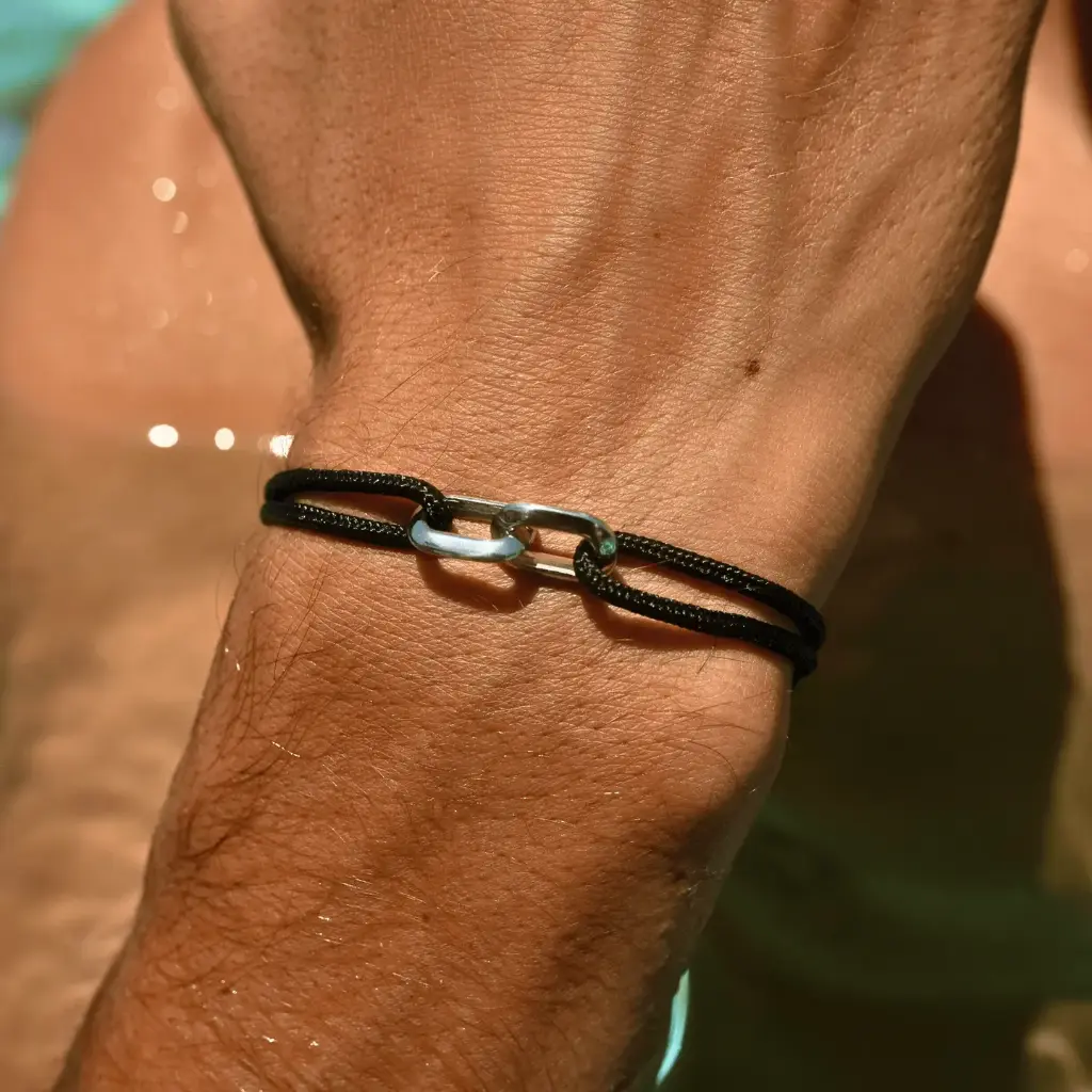 Bracelet « Lien Marin » noir