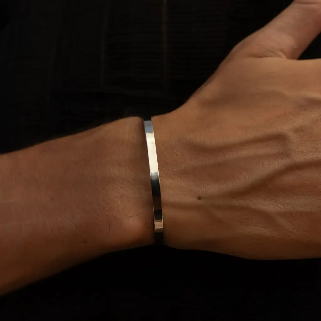 Bracelet Jonc argenté