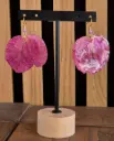Boucles d'oreilles courtes « Bougainvillier »