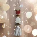 Tresse à Savon Cœur & Sapin – Fruits Rouges & Bergamote