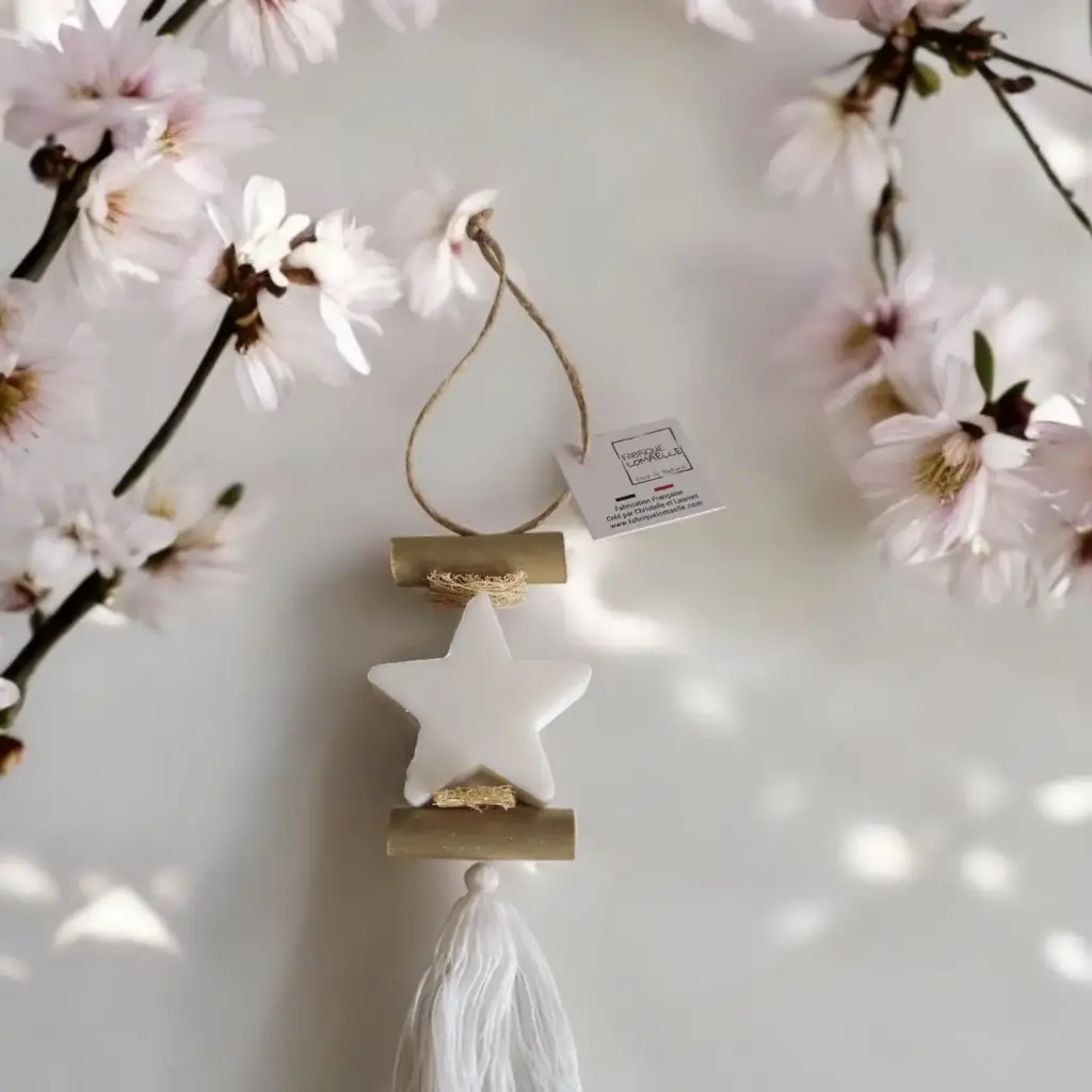 Tresse à Savon Étoile Blanche – Bergamote