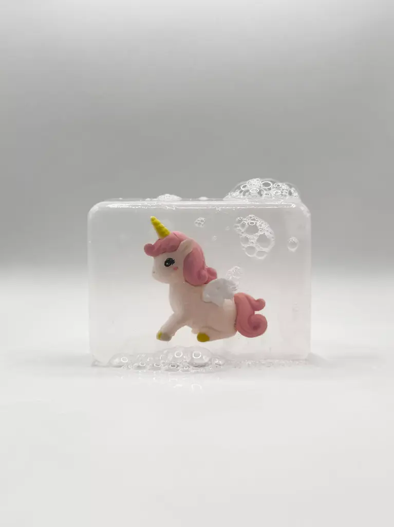 Savon Figurine “Licorne Rose”  Fabrication Artisanale Française