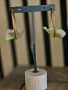 Boucles d’oreilles “Hortensia Céleste”