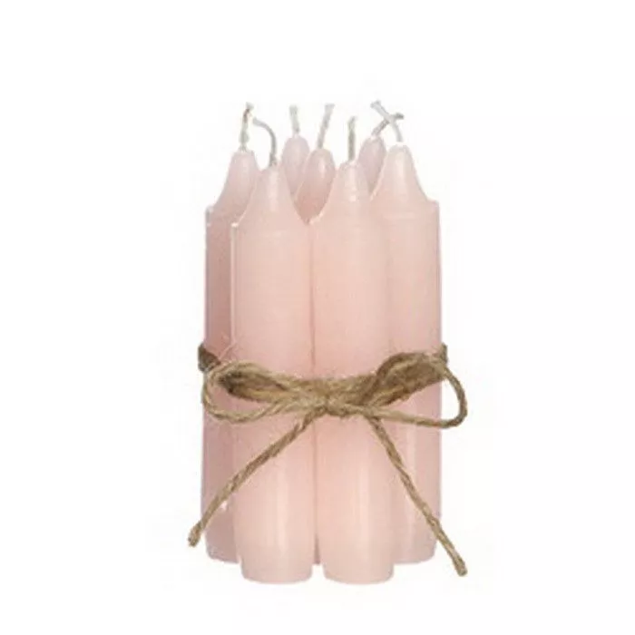 Bougies coniques 11 cm (Rose)