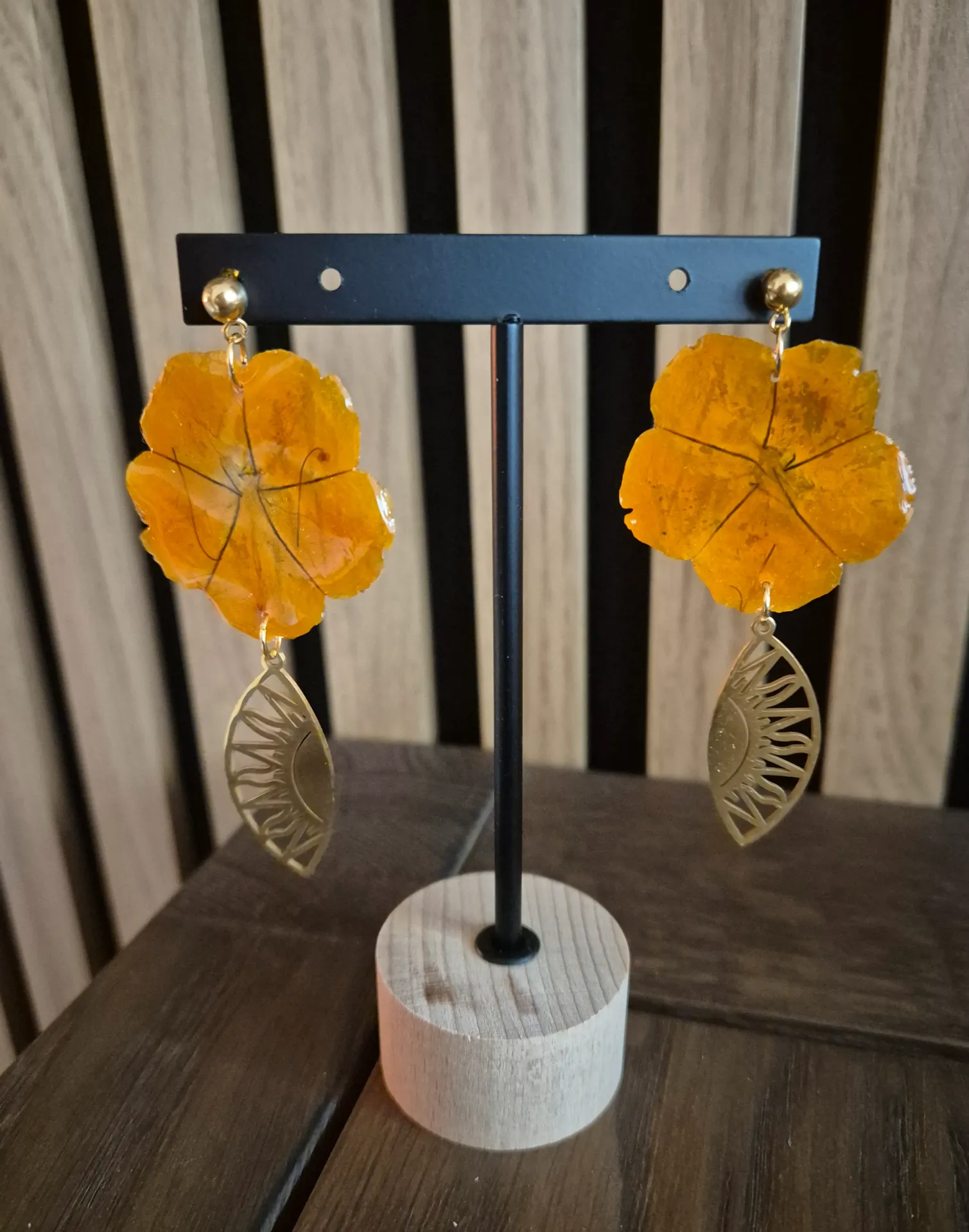 Boucles d'oreilles "Nectar Solaire"     