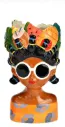 Vase décoratif femme en céramique – fruits tropicaux