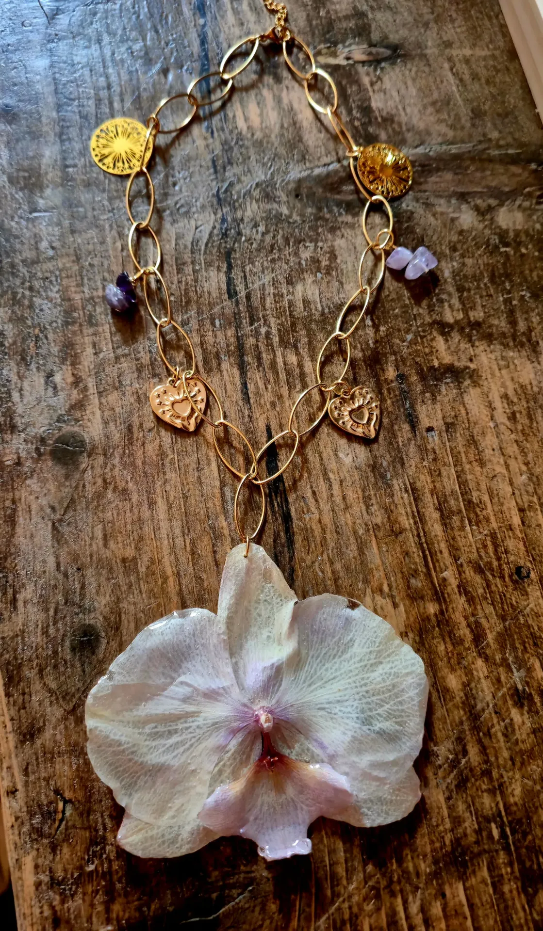 Collier Orchidée Nude