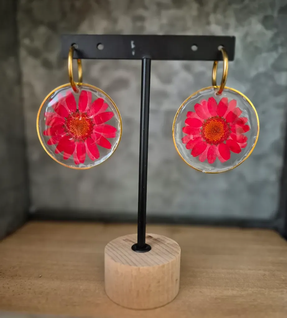 Boucles d'oreilles “Rosy Pop”