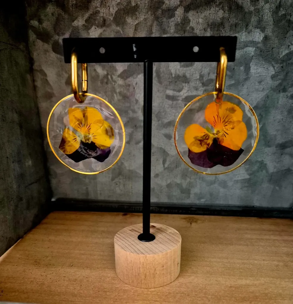 Boucles d'oreilles “Sunset Bloom”