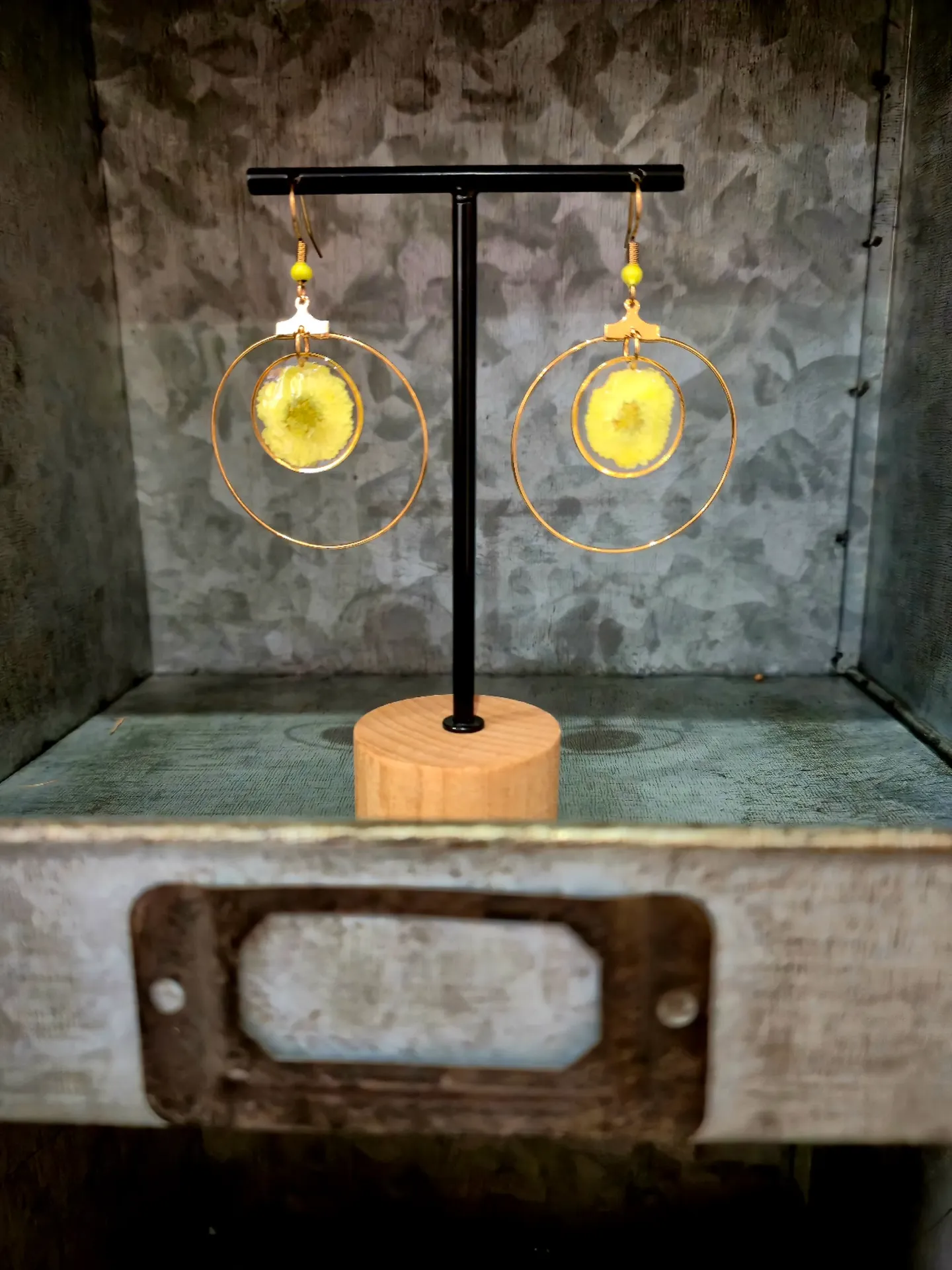 Boucles d’oreilles Halo Soleil