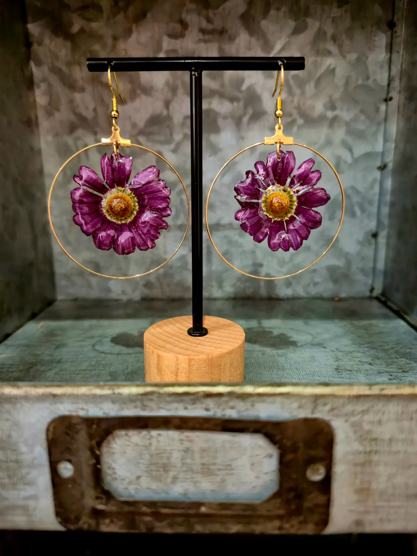 Boucles d’oreilles Halo Prune