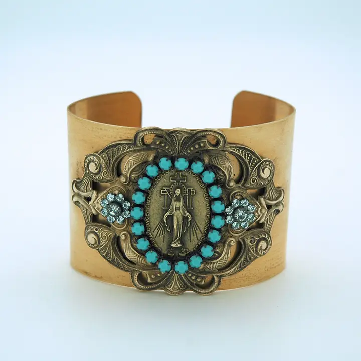 [MODMANSWA] Manchette vintage en cristal Swarovski