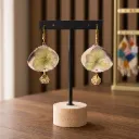 Boucles d'Oreilles « Pollen Prune »