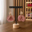 Boucles d'Oreilles « Rose Sélène »