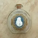 Bouteille d'eau bénite vintage camée Madonna "Allauch Bénite" série limitée