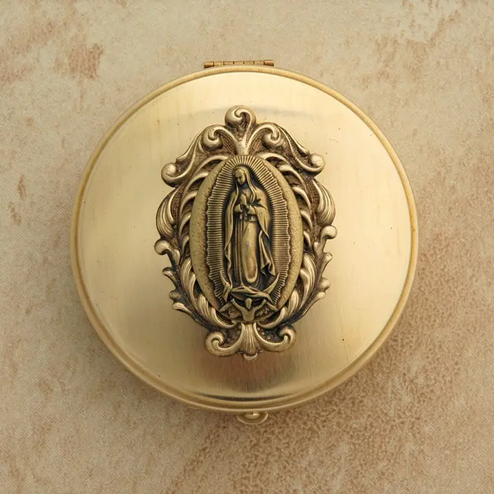 Boîte de rangement ronde pour bijoux Vintage Collection