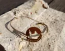 Bracelet cordons simple, rond "THE GOOD MOTHER"