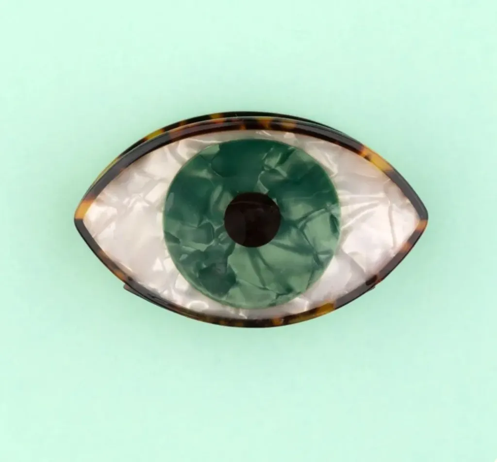 Pince à cheveux Œil (Vert)