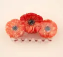 Pince à cheveux XL Coquelicots