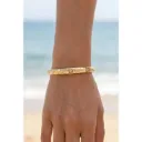 Bracelet jonc perles & éclats