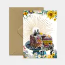Carte de voeux " Gâteau d'Anniversaire "