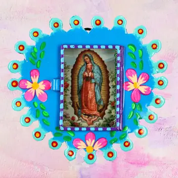 Vitrine de dévotion à la Vierge de Guadalupe 