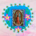 Vitrine de dévotion à la Vierge de Guadalupe 