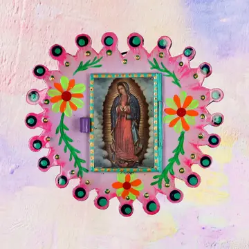 Vitrine de dévotion à la Vierge de Guadalupe 