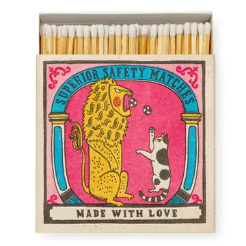 Boite d'allumettes de sécurité (Gros chat petit chat)