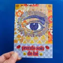 Carte postale Oeil "Prends soin de toi" 