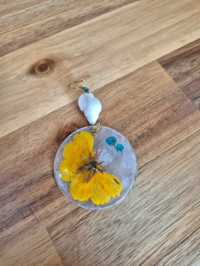 Boucles d'oreilles coquillage