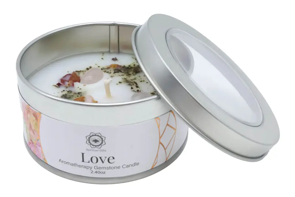 Bougie Green Tree ("Equilibre Spirituel" Cristal de Roche et Jasmin)