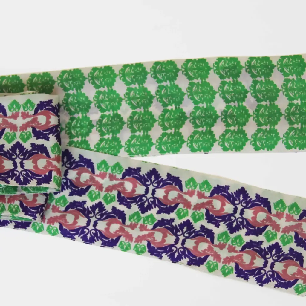 [3760312766861] Bandeau Marie Antoinette Prune en soie