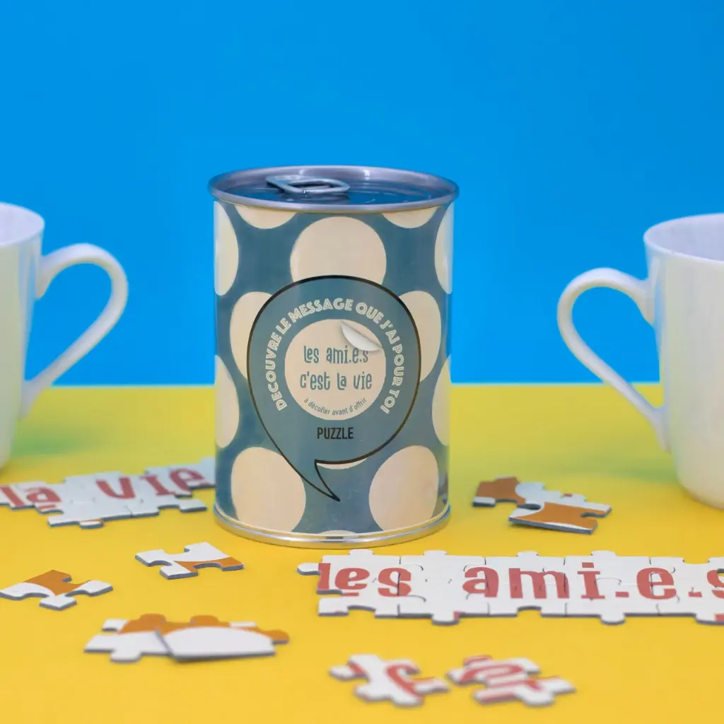 Puzzle Message (Les ami.es c'est la vie)