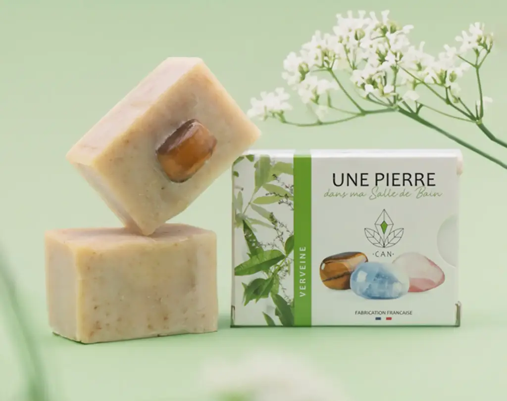 [BESAVONVERV] Savon à la verveine & pierre naturelle