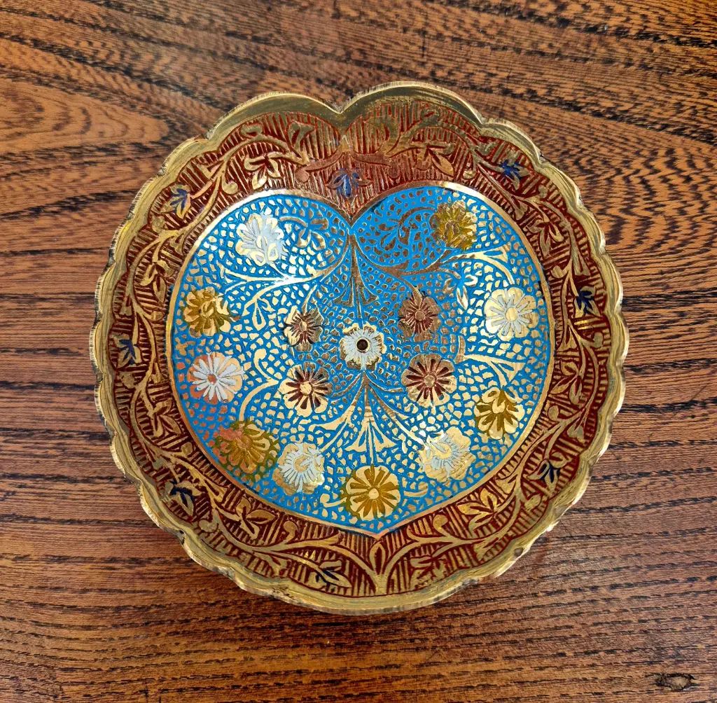  Bols indiens (coeur bleu)