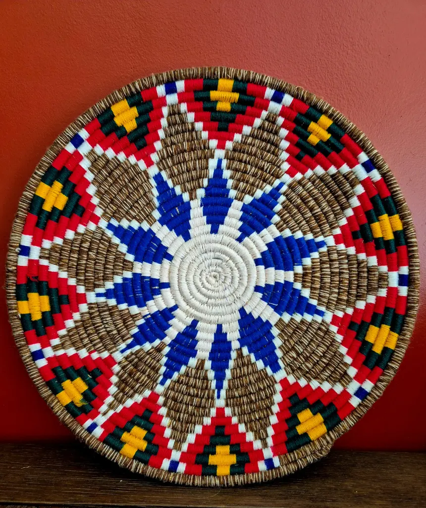  Assiette berbère (Ocre rouge)