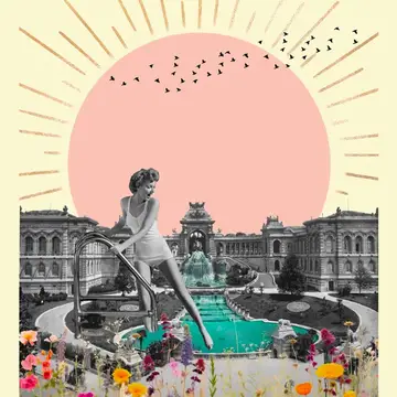 Affiche Palais Longchamp Marseille 21x30cm
