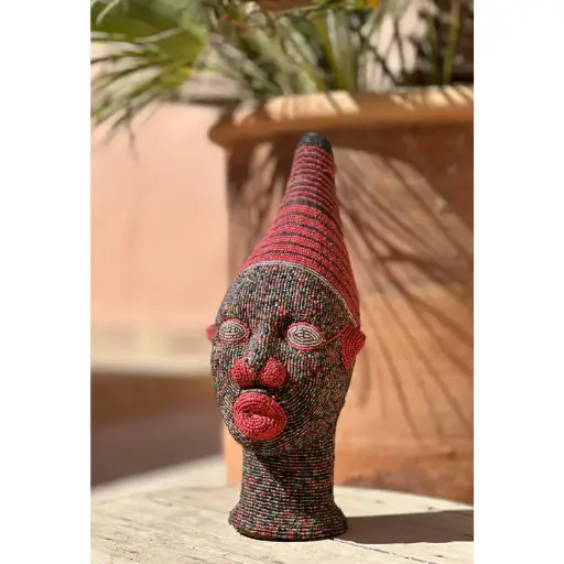 Statues perlées Yoruba - M