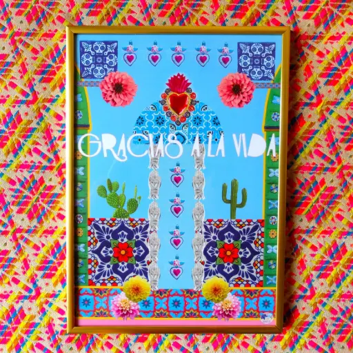 [AFF73] Affiche "Gracias a la vida"  