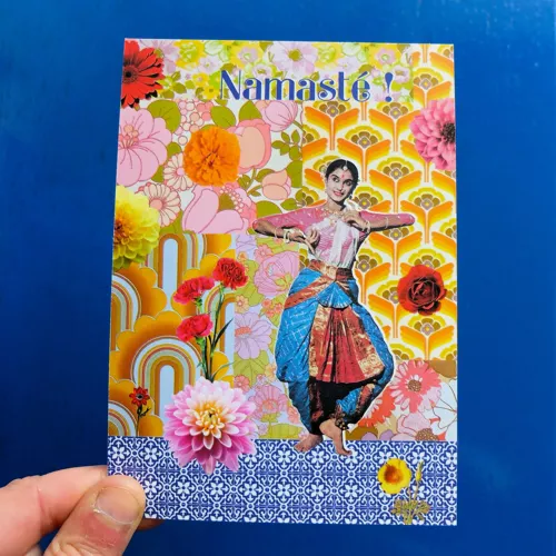 Carte postale Namasté 
