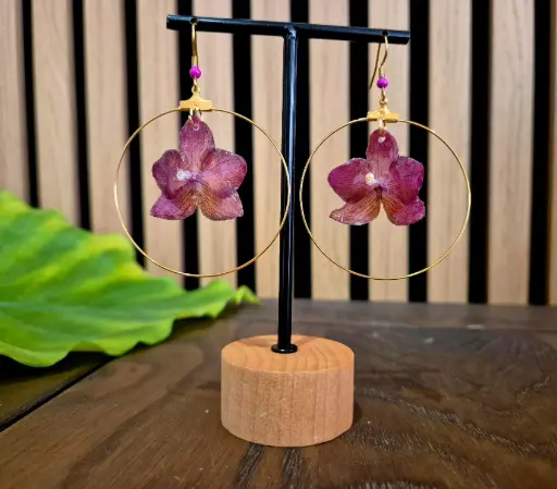 Boucles "Pink Paradise" 